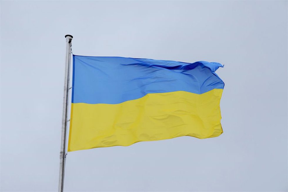Bandera de Ucrania.