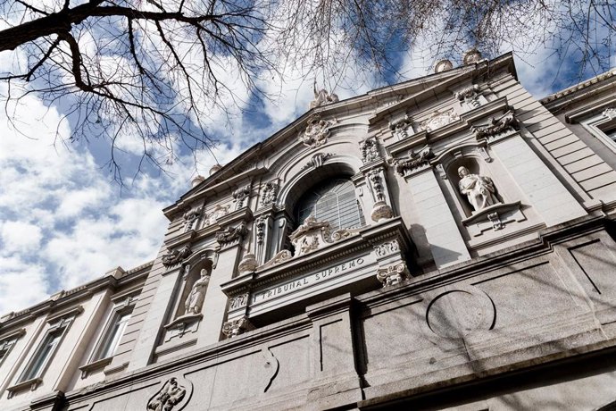 Archivo - Fachada del Tribunal Supremo.
