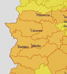 Alertas en Extremadura para el 28 de junio