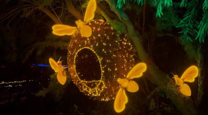 Las figuras retroiluminadas estarán por todo el recorrido