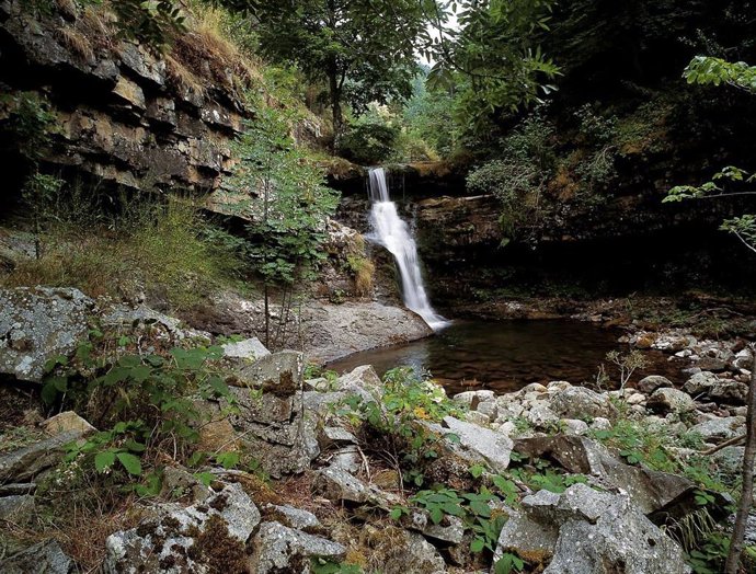 La excursión pasaba por las Cascadas de Puente Ra