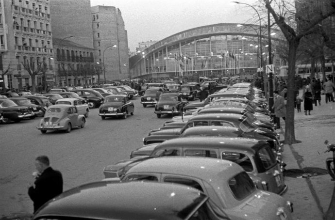Archivo - Inauguración del Palacio de los Deportes de Madrid en 1960