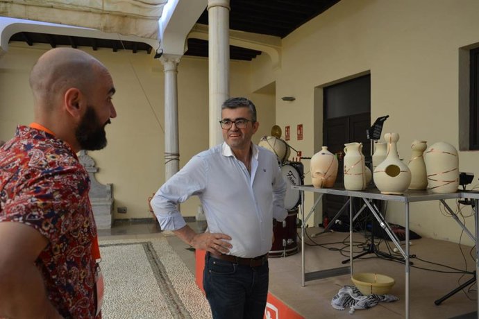 Acto de clausura del primer Festival de Cerámica de Granada, 'Fango'.