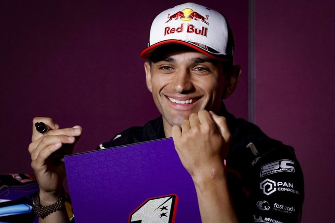 Archivo - MARTIN Jorge (spa), Aprilia Racing Team Gresini, Aprilia RS-GP 2025, portrait, conference de presse, press conference during the 2025 MotoGP Qatar Airways Grand Prix of Qatar on the Losail International Circuit from April 11 to 13, in Lusail, Qa