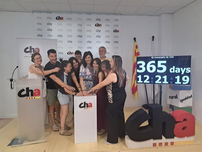 Chunta Aragonesista comienza la celebración de sus cuarenta años de historia.