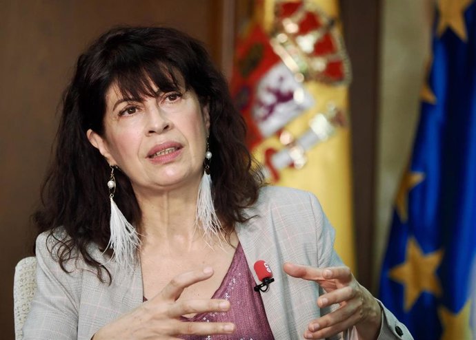 La ministra de Igualdad, Ana Redondo, durante una entrevista para Europa Press, a 20 de junio de 2025, en Valladolid, Castilla y León  (España)