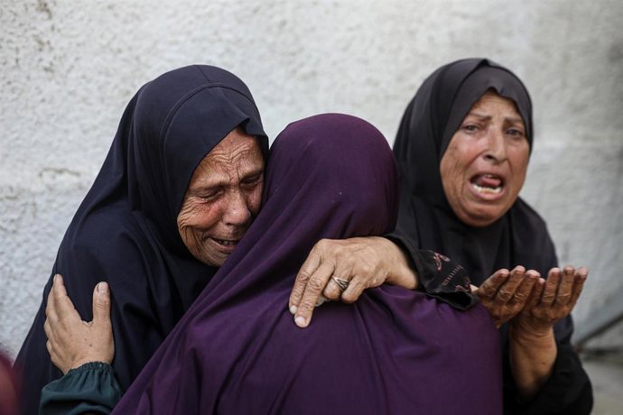 Imagen de mujeres palestinas en Gaza 