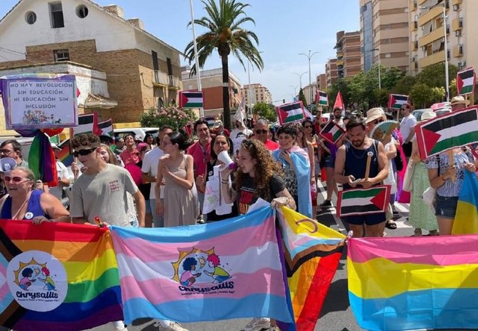 Celebración del Orgullo en Huelva.
