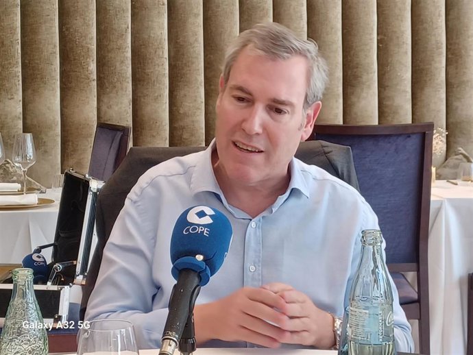 El fundador y ceo de Factor Energia, Emili Rousaud, durante una entrevista en Cope Catalunya