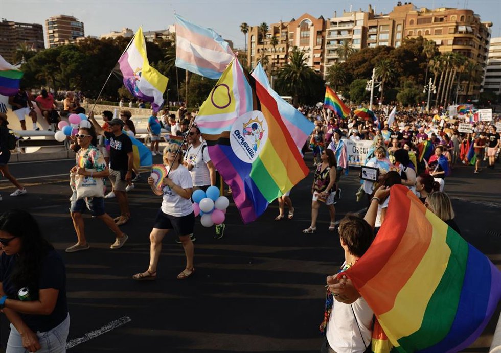Manifestación del Orgullo 2025 en Valncia