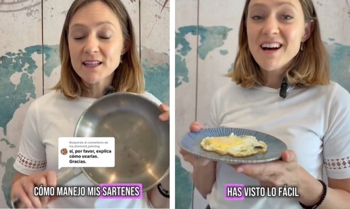 Captura de pantalla de vídeo de un vídeo de Tiktok de la dermatóloga @drsarasimonsen