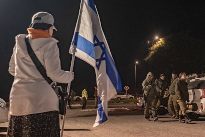 Archivo - Imagen de archivo de protestas de colonos israelíes 