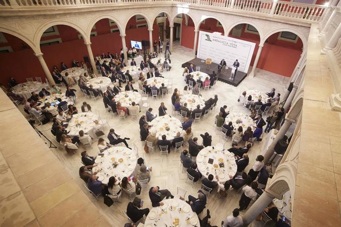 Archivo - Acto celebrado en el patio de la Fundación Cajasol, en foto de archivo.