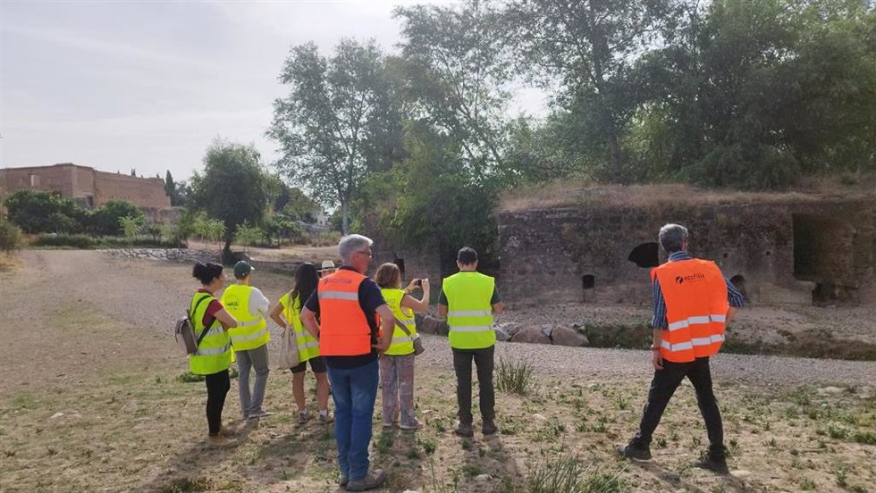 Visita a las actuaciones en el entorno del Guadalquivir.