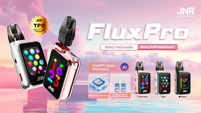 JNR Flux Pro-the world's 1st Pod System Kit with ChatGPT & NIPLO TECH