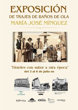 Cartel de la exposición de trajes de Baños de Ola