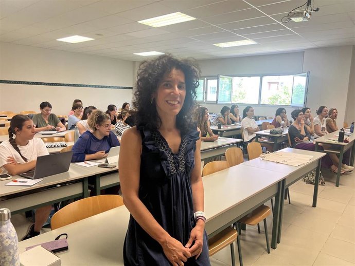 La fisioterapeuta Érica Riesgo, directora del curso de la UC 'Avances en la prevención y tratamiento de las disfunciones del suelo pélvico'