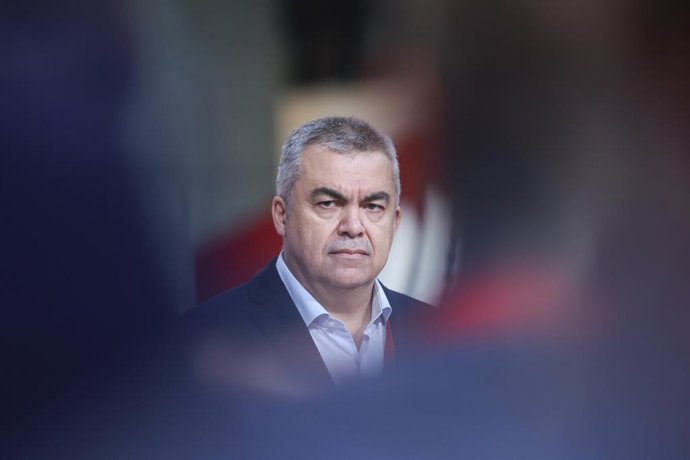 Archivo - Arquivo - O Secretário de Organização do PSOE, Santos Cerdán, durante o primeiro dia do 41º Congresso Federal do PSOE no Palacio de Congresos y Exposiciones, em 29 de novembro de 2024, em Sevilha (Andaluzia, Espanha). O PSOE inicia seu 41º Congr
