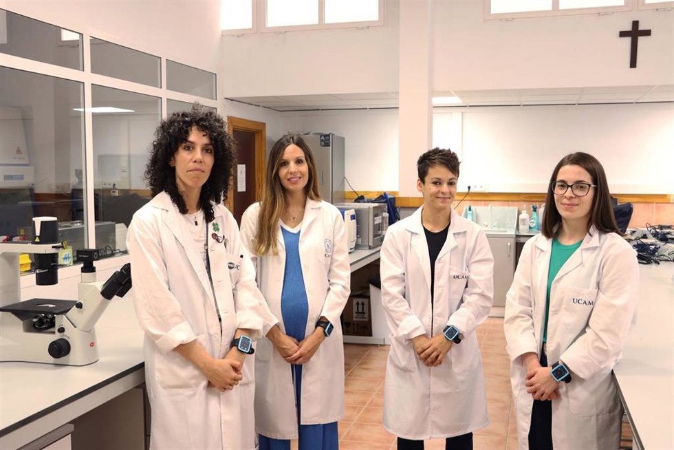 Las investigadoras de la UCAM que han realizado el estudio