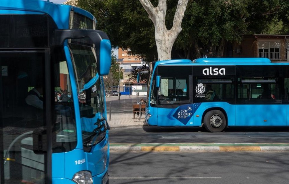 Autobuses urbanos en Cartagena