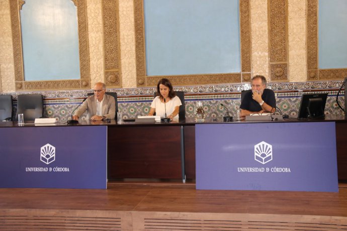 De izquierda a derecha: Rafael Marín, Lourdes Arce y Jaime Morell.