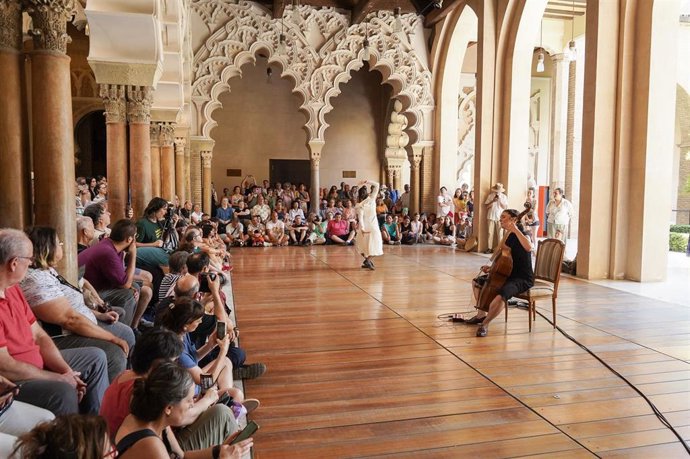 Festival Trayectos en el Palacio de La Aljafería.