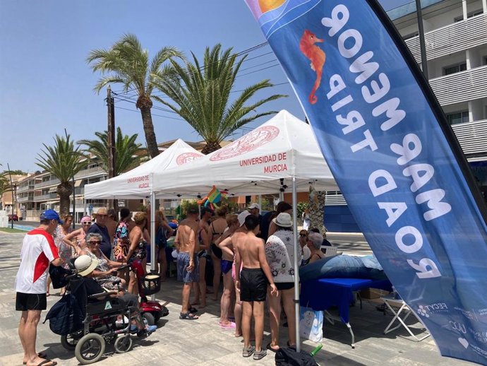 Estand de la iniciativa 'Mar Menor Road Trip'