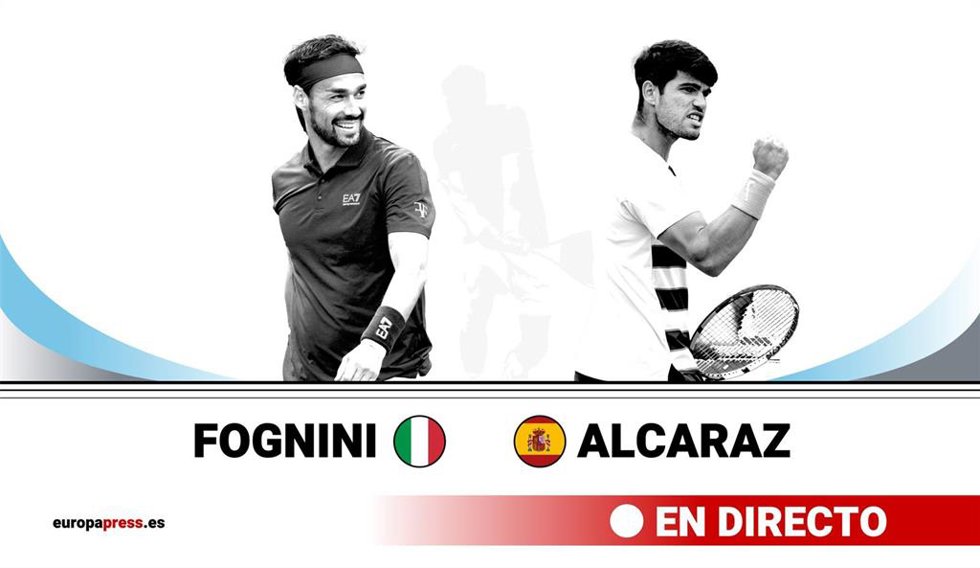 Alcaraz - Fognini, primera ronda de Wimbledon: en directo.
