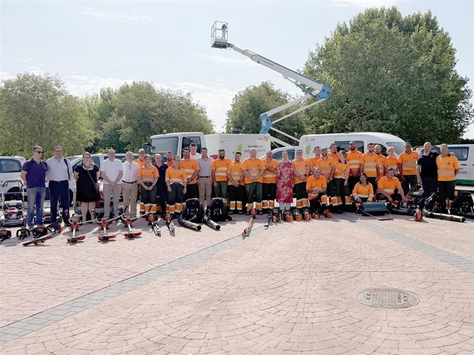 Plantilla de parques y jardines de Guadalajara.