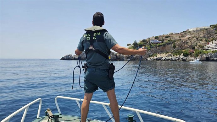 Tareas de rescate en Almuñécar