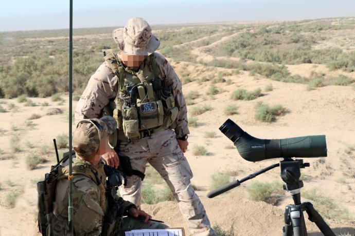 El equipo TACP también adiestra a personal iraquí en la misión de la OTAN en Irak.
