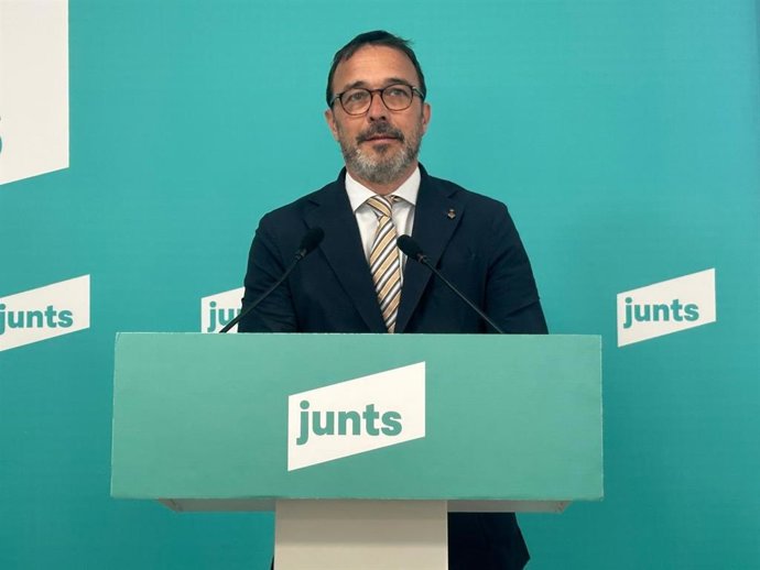 El portavoz de Junts, Josep Rius