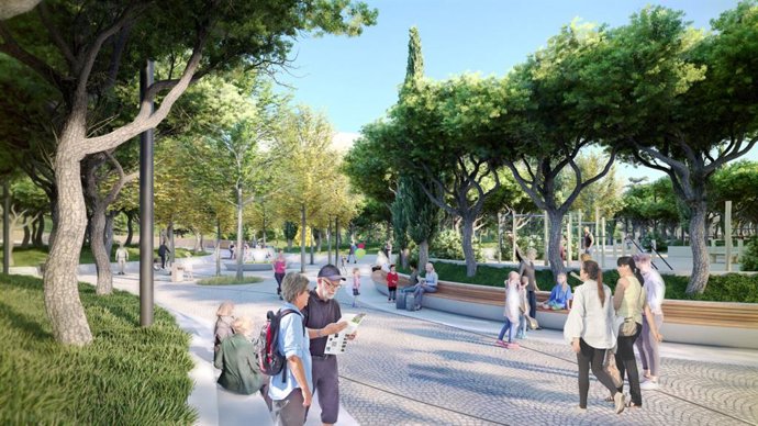 Recreación del futuro Parque Ventas