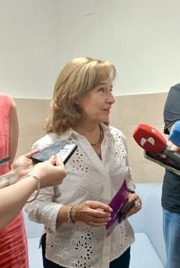 La presidenta del Tribunal Superior de Justicia de Castilla y León  (TSJCyL), Ana del Ser, en León.