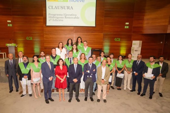 La II Edición del Programa In Company de Hidrógeno Renovable, que ha contado con la participación de 29 profesionales procedentes mayoritariamente del área de Energy Parks de MOEVE.