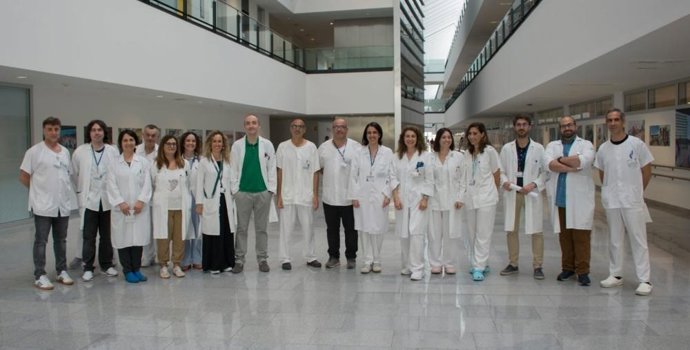 El equipo del PROA del HUCA.