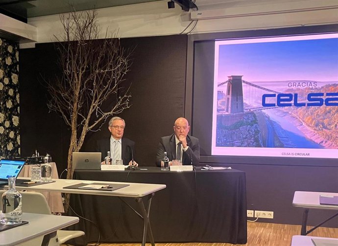 El presidente de Celsa, Rafael Villaseca, y el consejero delegado, Jordi Cazorla.