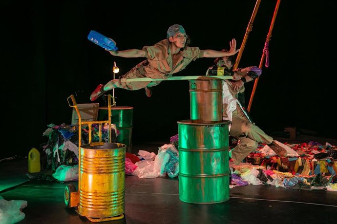 Una actuación de la compañía Alas Circo Teatro.