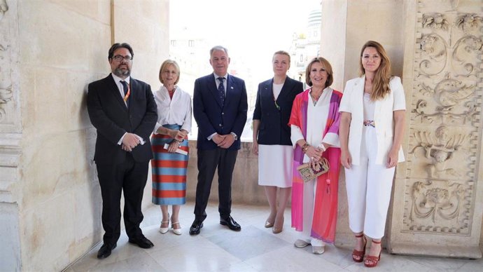 La alcaldesa de Jerez (Cádiz) y presidenta de la  Federación Española de Municipios y Provincias (FEMP), María José García-Pelayo, en la Asamblea Mundial de Gobiernos Locales y Regionales.