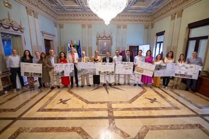 Imagen de los proyectos presentados al Concurso de Ideas de la nueva avenida de Italia.