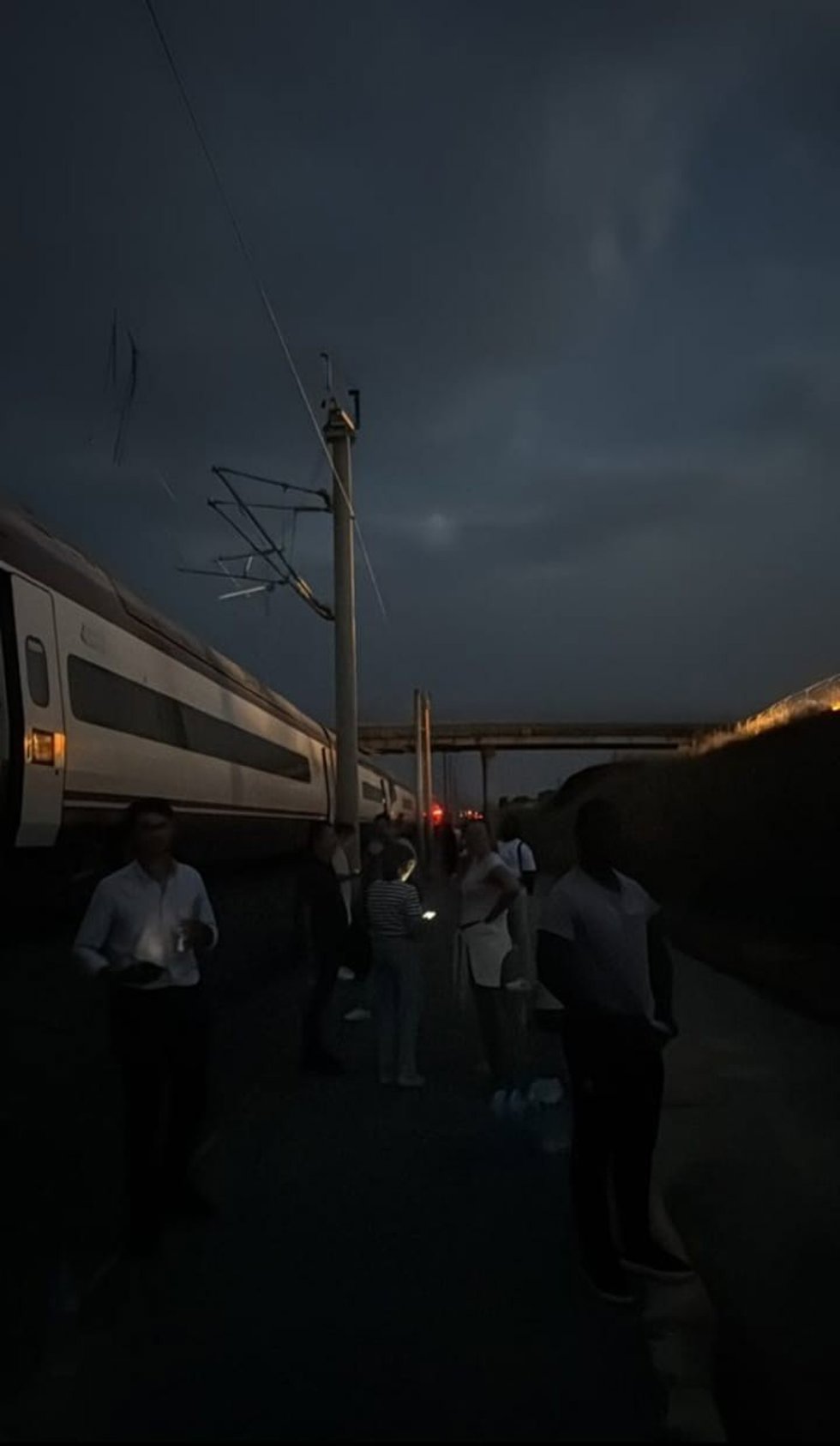 Pasajeros afectados por la avería del tren Sevilla-Madrid