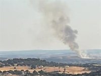 Controlado el incendio forestal declarado en un paraje de Calañas tras el despliegue de 15 efectivo (Huelva)