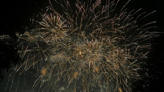 Castillo de fuegos artificiales en València