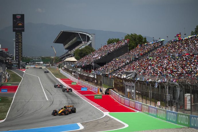 Momento del Gran Premio de Fórmula 1 en el Circtuir de Barcelona-Catalunya.