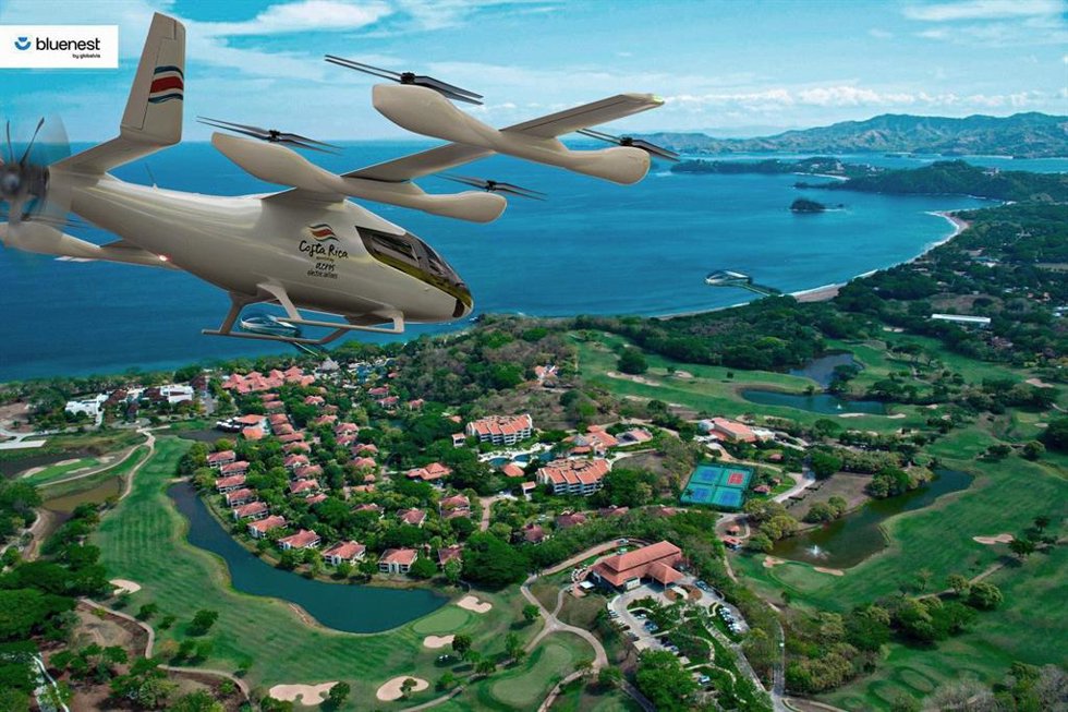 Aeronave de aterrizaje vertical de Eve en Costa Rica
