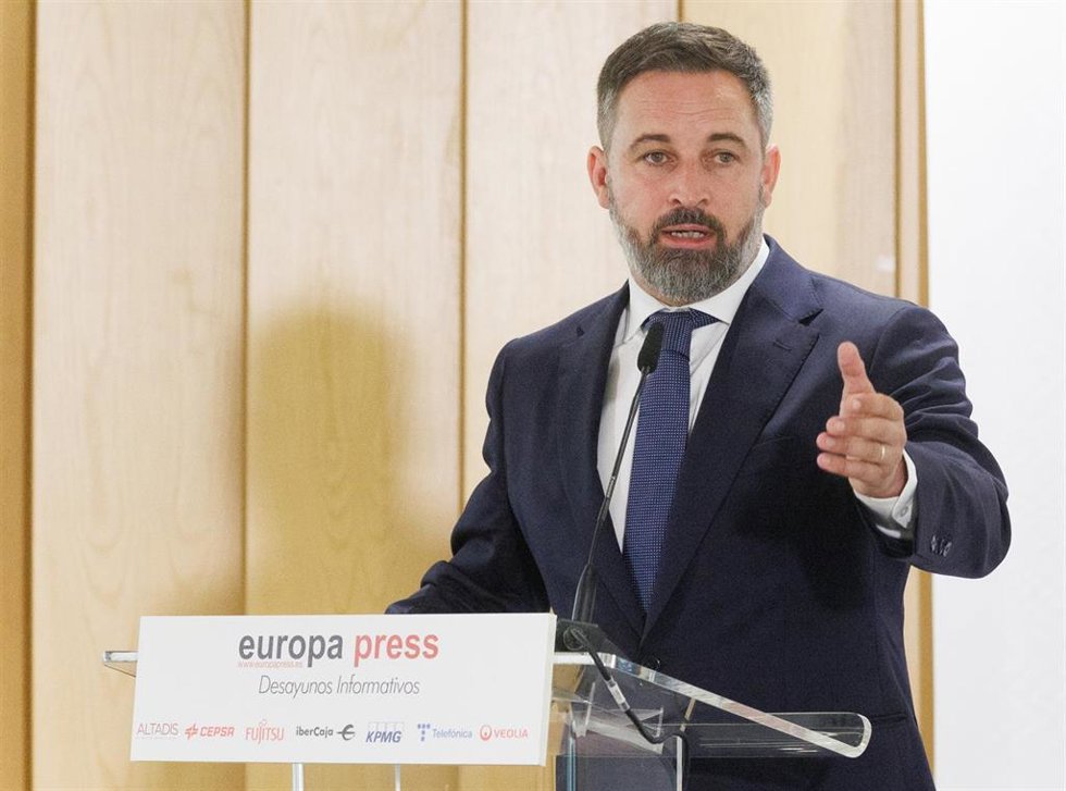 Archivo - El presidente de Vox, Santiago Abascal