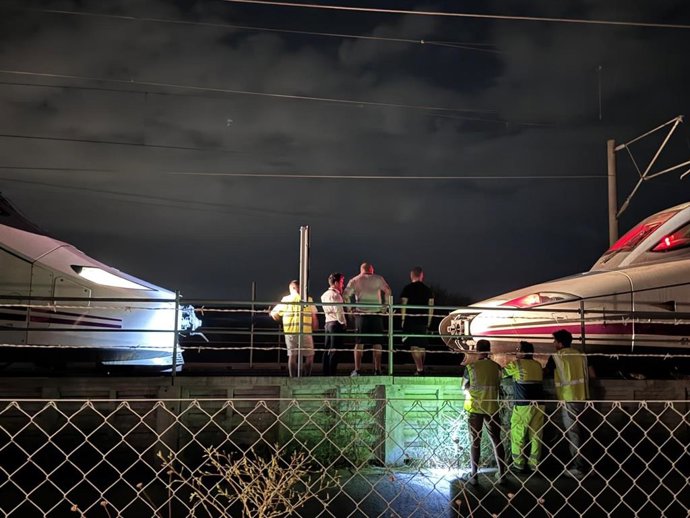 Incidente de trenes en la línea Madrid-Sevilla