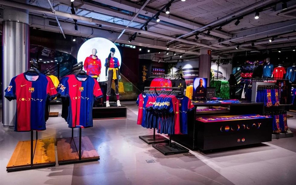 Tienda física del FC Barcelona (Bara Store)