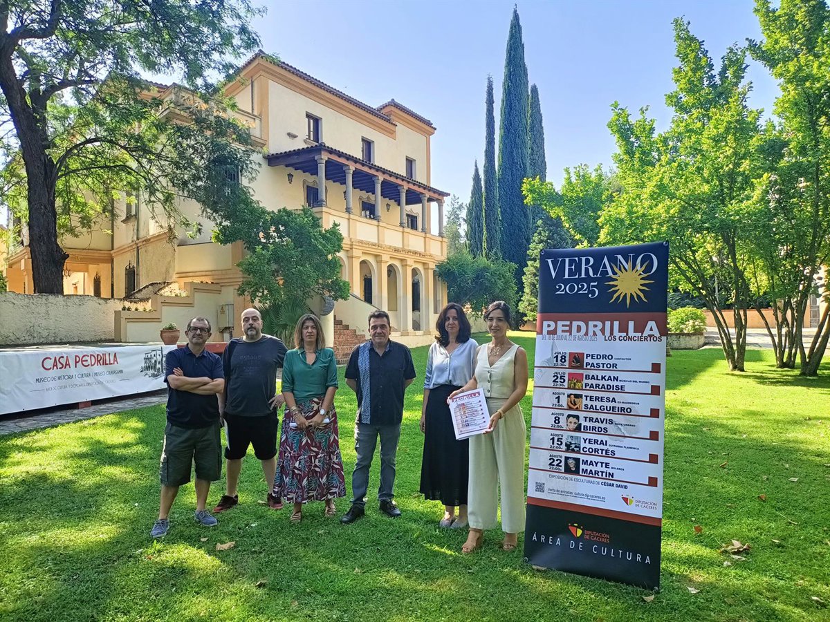 Yerai Cortés, Travis Birds y Mayte Martín pasarán por Los Conciertos de Pedrilla este verano en Cáceres