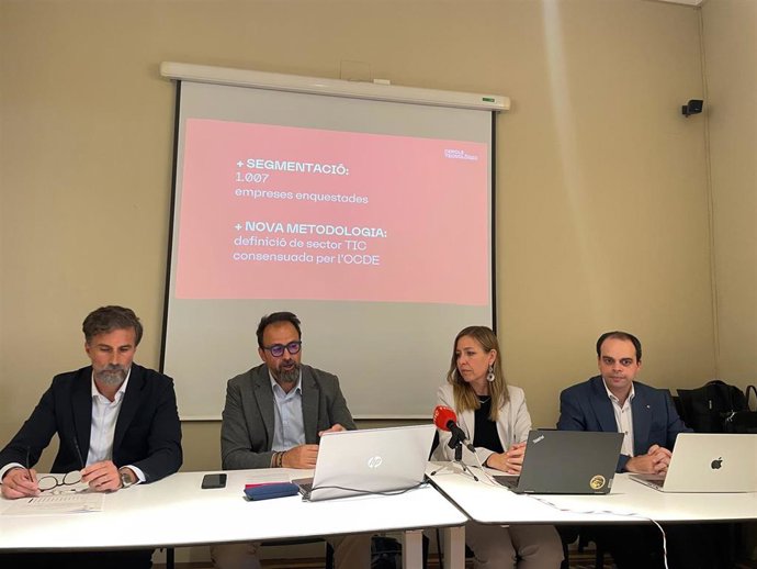 Presentación del informe sobre el sector TIC catalán.